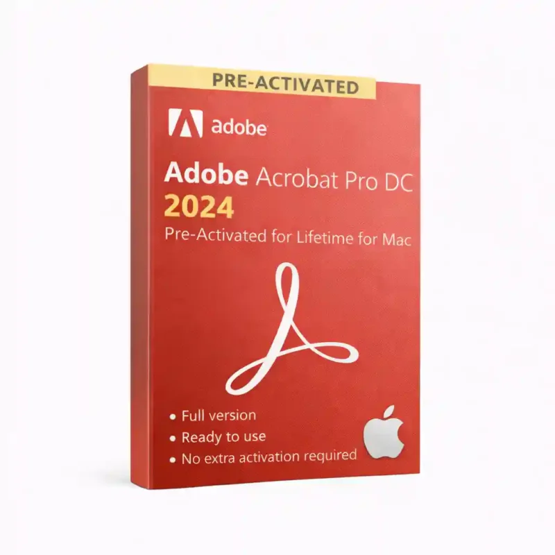 Adobe Acrobat Pro DC 2024 Pre-Activated for Lifetime for Mac