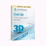 Autodesk Civil 3D – 1 Year Subscription (Windows / Mac) | Purchase & Activation