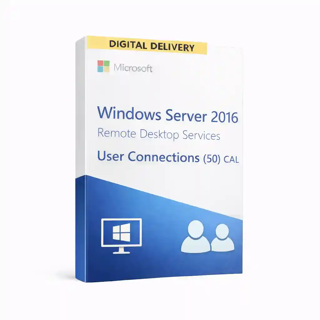 Windows Server 2016 Remote Desktop Services (50) CAL Windows Server 2016 Remote Desktop Services (50) CAL